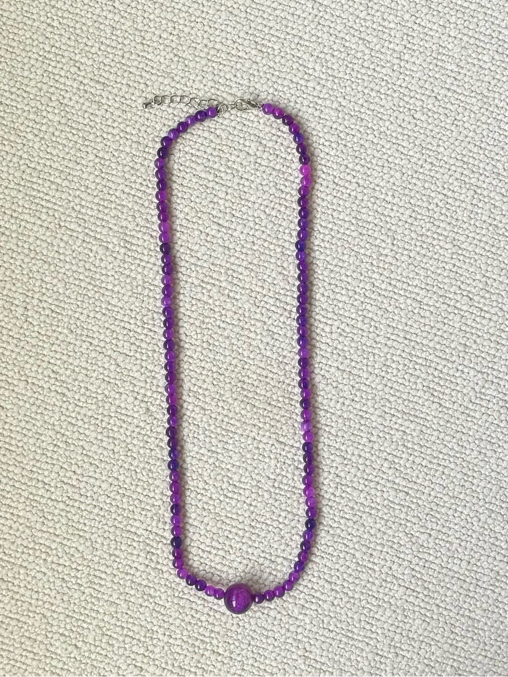 NWOT Tuckernuck Purple Sugilite Necklace - Picture 6 of 6